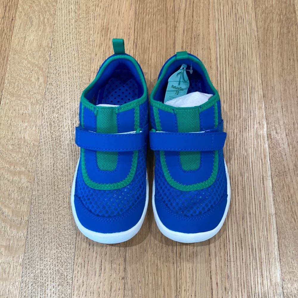 Lands End Kids Water Shoes 2 Vibrant Blue NWT